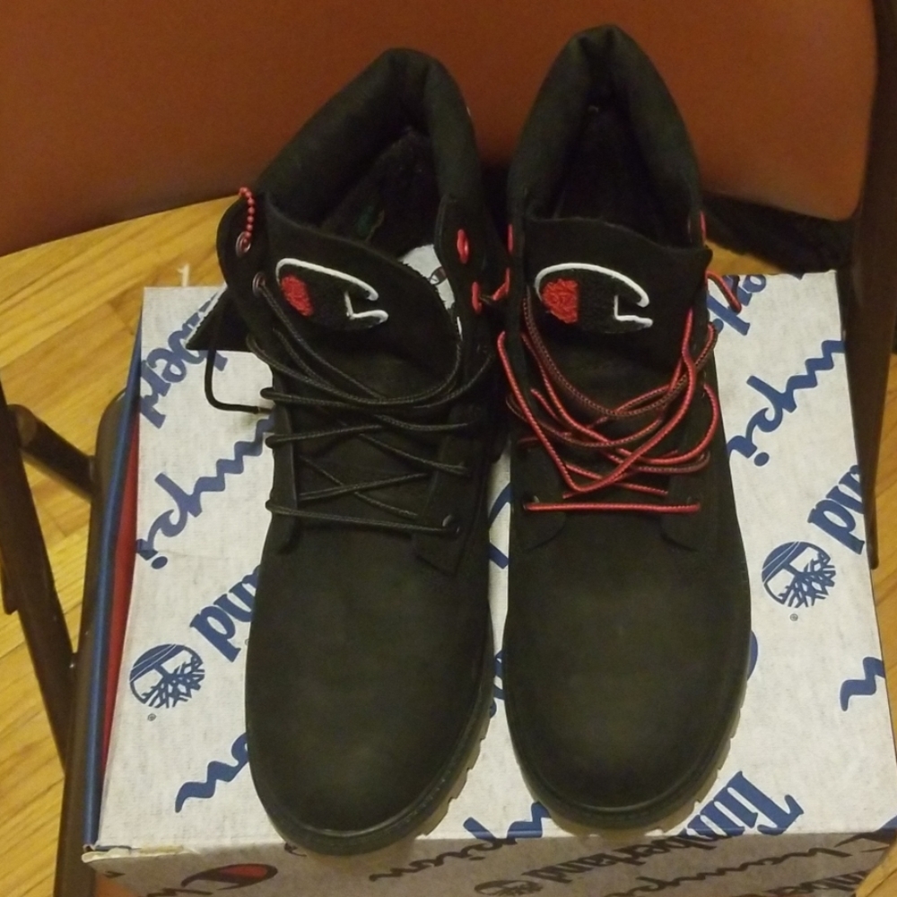 Champion Timberland Boots size 7